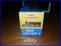 Corgi Toys Gift Set 8 Lions of Longleat With All Original Parts including Rifle