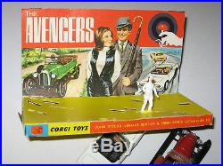 Corgi Toys Gift Set No. 40 The Avengers Complete All Original Set NM In Box