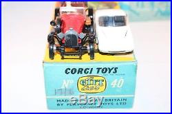 Corgi Toys Gift set 40 The Avengers 99% mint in box all original condition RARE