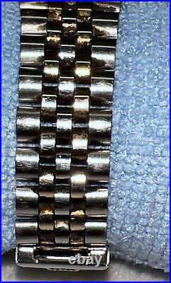 Croton Men's Automatic Watch 6 Diamonds Date Quick Set All Original No Box