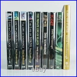 David Attenborough Life on Earth Set of 9 Books First Editions All Signed