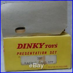 Dinky 201 Presentation Racing Car Set All Original Near Mint in Box ULTRA RARE