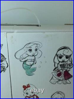 Disney ANIMATORS Collection Princess MINI DOLL SET 15 Figures Display Box
