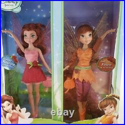 Disney Fairies For All Seasons COMPLETE SET Of 4 Tinkerbell Jakks EXCLUSIVE NEW
