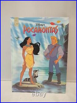 Disney Princess Pocahontas Book & Figure + Barbie Fashion Doll OOAK Gift Set Lot