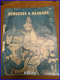 Dungeons And Dragons Basic Set Tsr 1001 Includes All 5 Original Dice 1978