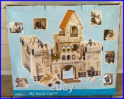 EDUCO My Royal Castle, All Wood, Doll House, Disc. About 2009, 76 Pieces Open Box