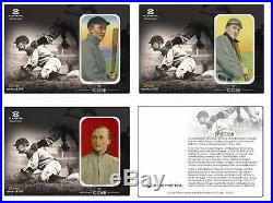 Elemetal Ty Cobb (SET of ALL 3 Versions) T-206 One Troy Ounce. 999 Silver Bars