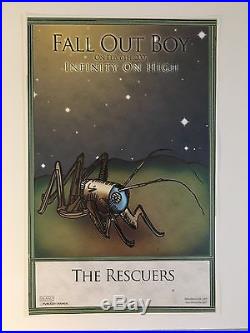 Fall Out Boy RARE VINTAGE 2007 PROMO ONLY POSTER SET OF ALL 5 Infinity On High