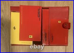 Ferrari F50 Pouch Set with BLANK WARRANTY BOOKLET and all original shop manuals