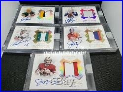 Flawless Distinguished Patch Autograph Complete Set. (All 22 Cards From The Set)
