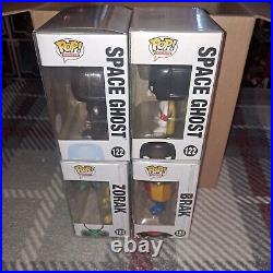 Funko Space Ghost COMPLETE Original Space Ghost Set All 4 NEW Protectors