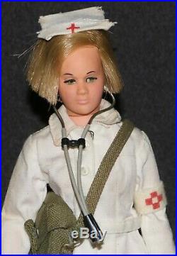 GI Joe 1964 1967 Figure Set Nurse #8060 Action Girl All Original COMPLETE