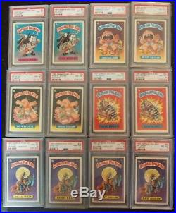 Garbage Pail Kids Original Series 1 ALL PSA 8 COMPLETE SET 88 cards with PACK RARE