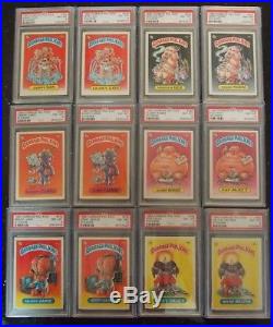 Garbage Pail Kids Original Series 1 ALL PSA 8 COMPLETE SET 88 cards with PACK RARE