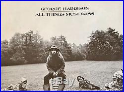 George Harrison Original First Press All Things Must Pass 3-lp Box Set Apple