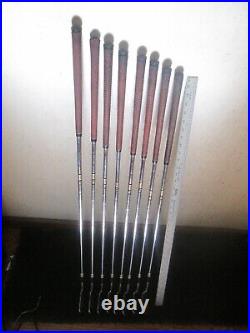 Golf Vintage Spalding Top Flite Synchro Dyned M Iron Set All Original 2-9 Irons