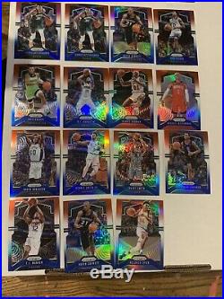 HUGE 400 CARD LOT 2019-20 Panini Prizm ALL COLOR OR INSERTS Silver Green RWB Ice