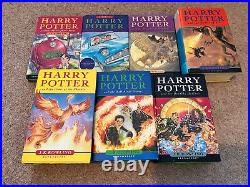 Harry Potter Book Set Bloomsbury ALL HARDBACK First Edition Complete Set 1-7 HP