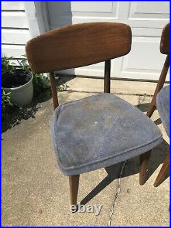 Heywood Wakefield Mid-Century Modern'50s All Original Dining Chairs Set of Four