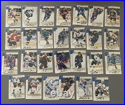 Huge (150) All Different 1997 Pinnacle Be A Player Autograph Lot Partial Set Wow