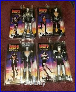 KISS 8 Action Figures Series 7 Destroyer Set of all 4 NIP Free Shipping
