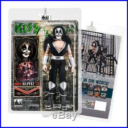 KISS 8 Inch Action Figures Alive Re-Issue Series Set of all 4