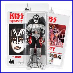 KISS 8 Inch Mego Style Action Figures Series Eight Dynasty Set of all 4