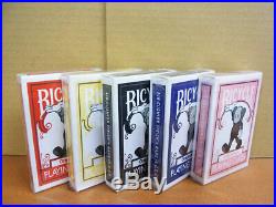 KawsOriginal Fake Bicycle Playing Card 5colors Complete Set All Sealed
