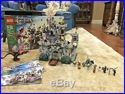 LEGO 7094 Castle Kings Siege 100% Complete all Minifigs, Original Box & Manuals