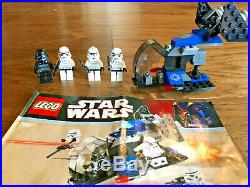 LEGO Star Wars Lot of Nine Retired Sets, all original manuals, 27 minifigures
