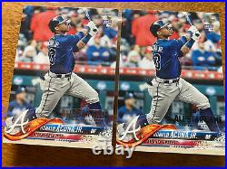 LOT of 2 2018 Topps Complete Set All-Star Game Ronald Acuna Jr. ROOKIE RC #698