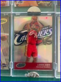 LeBRON JAMES eTOPPS MASTER SET ALL MINT AND UNCIRCULATED GEM MINT 2003 ROOKIE