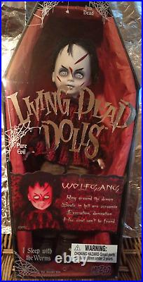 Living Dead Dolls Series 10 2005 Set LDD Arachne, Tina, Wolfgang Mezco