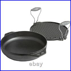 Lodge Cast Iron Cook-It-All Cooking Set 14 L14CIA camp hearth cooking hunt BBQ