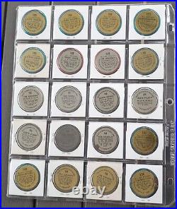 Lot of (100) 1964 Topps Baseball Coins (86) Different + 14 All-Stars Starter Set
