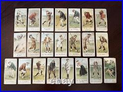 Lot of 30 1900 Cope Golfers Cards All Original NO DUPLICATES! Partial Set