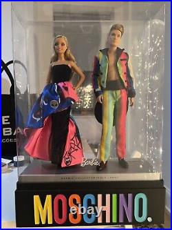 MOSCHINO Mattel Gold Label 2016 Barbie & Ken Dolls Gift Set NRFB
