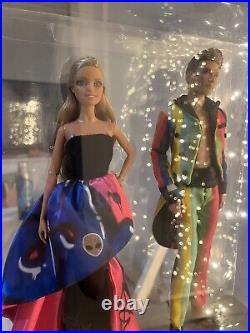 MOSCHINO Mattel Gold Label 2016 Barbie & Ken Dolls Gift Set NRFB
