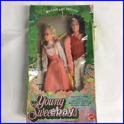 Mattel 1975 Young Sweethearts Michael & Melinda Doll Set New Box Wear