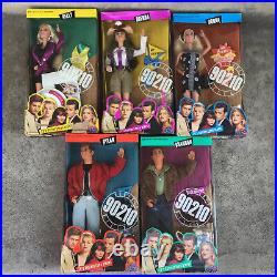 Mattel Beverly Hills 90210 Vintage Set Complete 1991 Figures Kelly Donna Dylan
