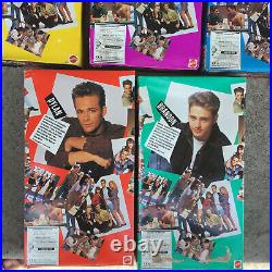 Mattel Beverly Hills 90210 Vintage Set Complete 1991 Figures Kelly Donna Dylan