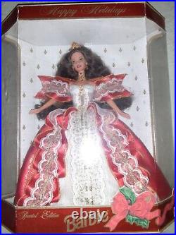 Mattel holiday barbie dolls all 5 mint condition