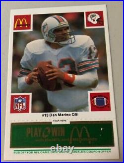 McDonalds 1986 Football COMPLETE 28 teams + All Stars set Bears Cowboys Montana