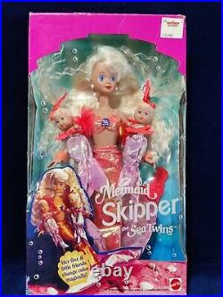 Mermaid Skipper and the Sea Twins Barbie Doll Set 1993 Mattel