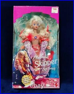 Mermaid Skipper and the Sea Twins Barbie Doll Set 1993 Mattel