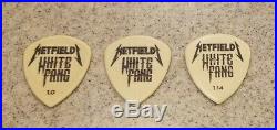 Metallica Hetfield White Fang Guitar Pick Set All Versions World Wired Tour 2019