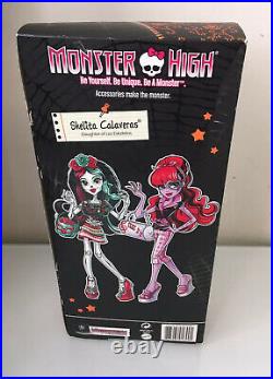 Monster High Monster Scaritage Skelita Calaveras Doll and Fashion Set New HTF