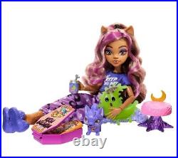 Monster High Set of 4 Creepover Party Draculaura Frankie Clawdeen Twyla
