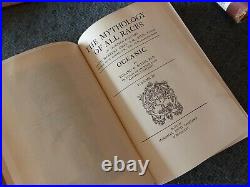 Mythology of All Races 7 book lot Celtic Greek Roman vintage old Ex library